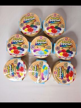 Lot of 8 Crazy Fun Mystery Squishy Dumpling Sealed Blind Box Sensory Fidget Toy